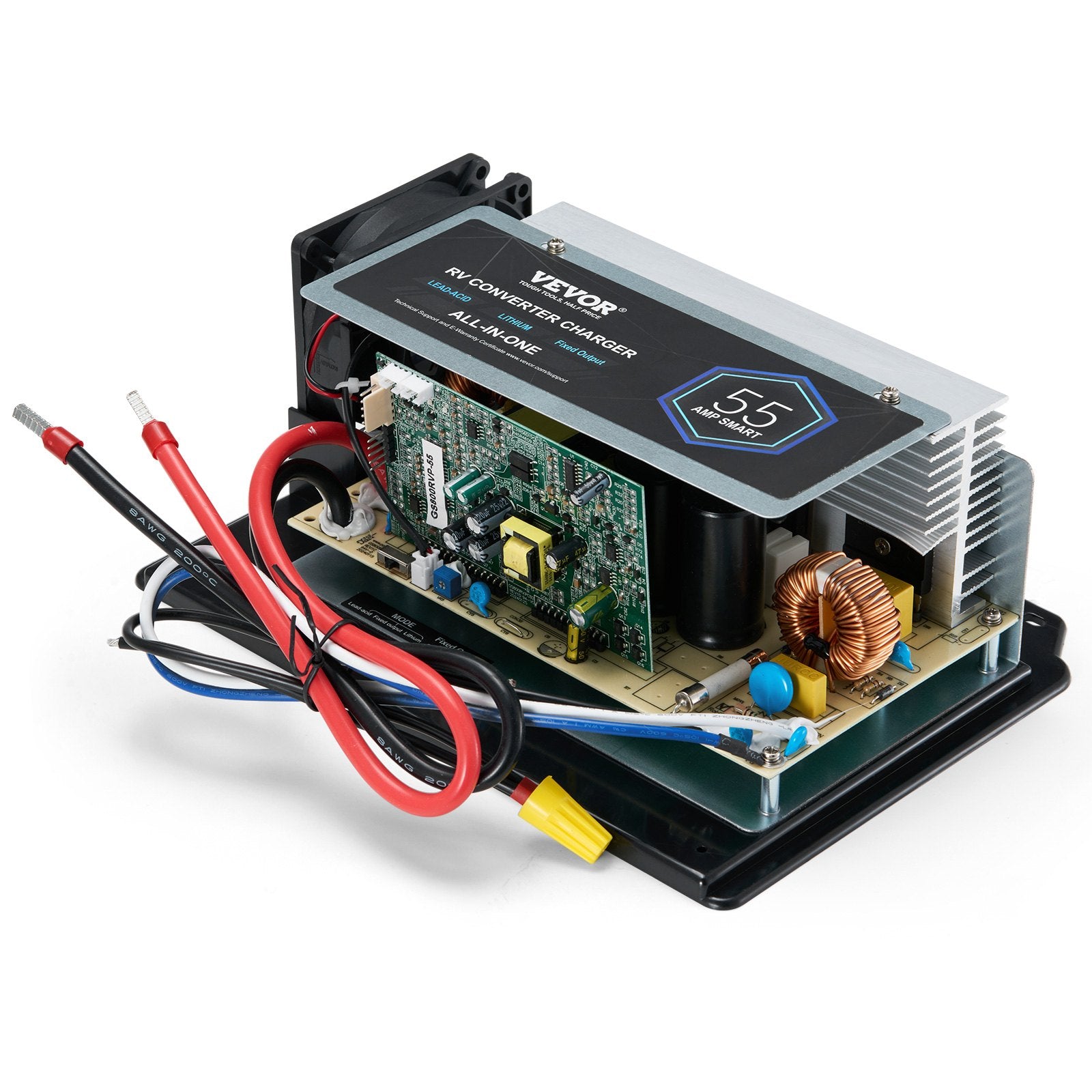 VEVOR WF-8955-AD-MBA Main Board Assembly 55 Amp RV Converter Replacement Unit