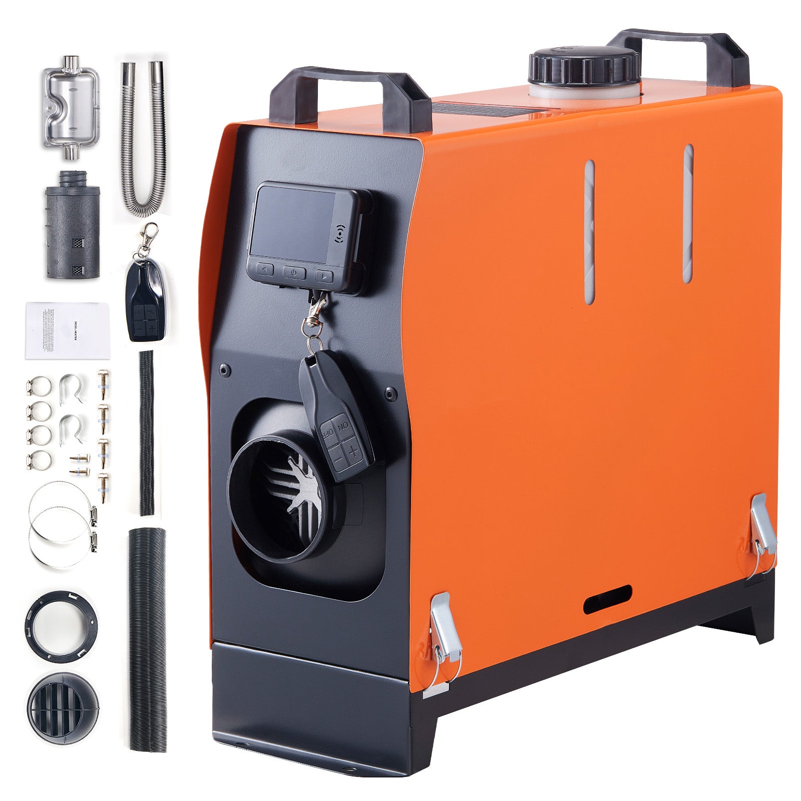 VEVOR Diesel Air Heater, 12V 5KW Diesel Heater With Remote Control And LCD, 5L Fuel Tank Portable Diesel Parking Heater, Rapid Heating For RV Trailer Camper Van Boat And Indoors