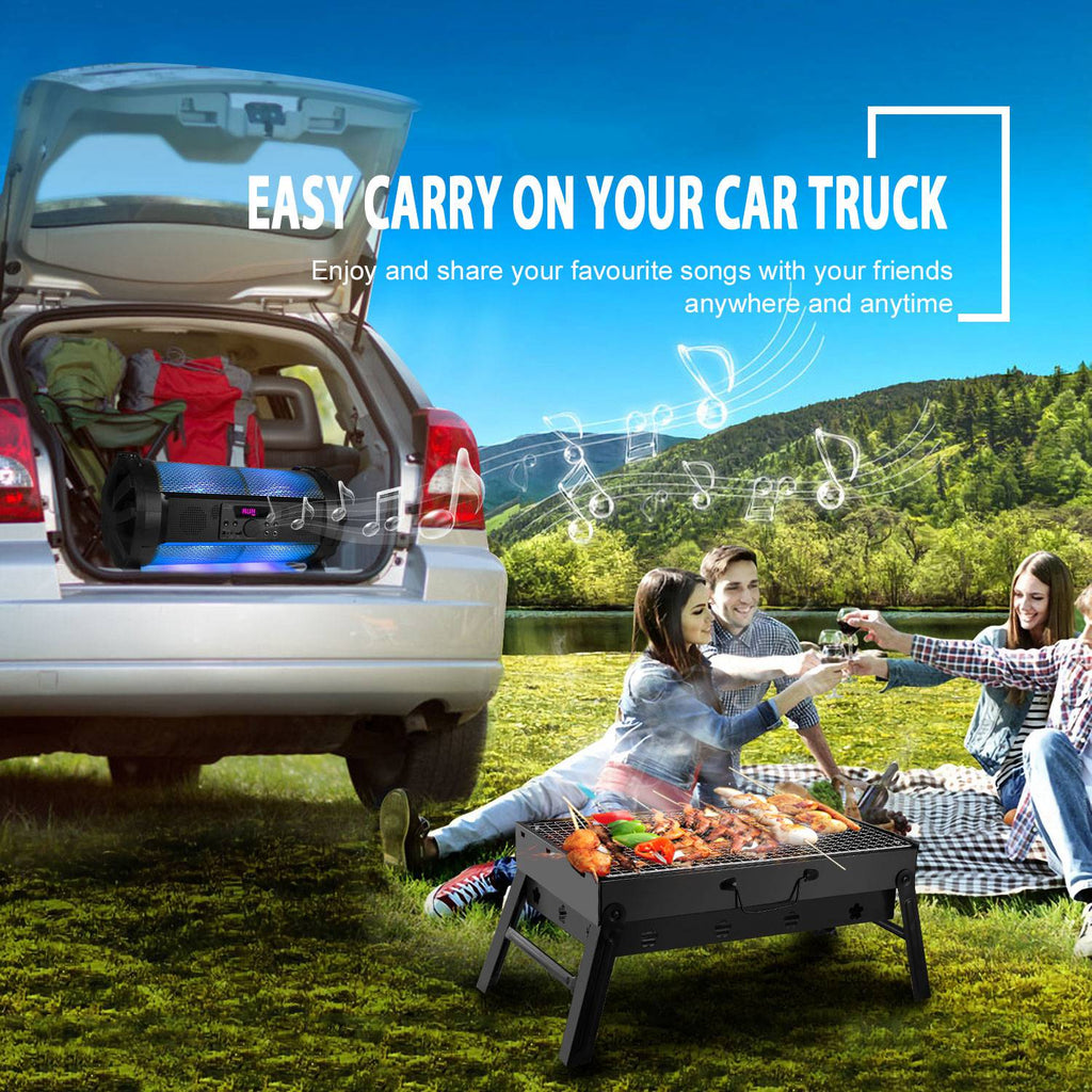 Portable BBQ Grill Foldable Charcoal Grill Camping Garden Outdoor Travel