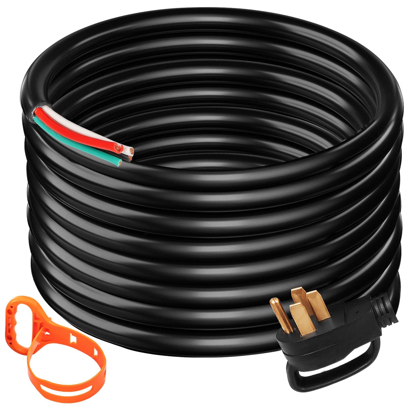 30 Ft 50 Amp Generator Extension Cord - Heavy Duty 6 AWG for RV & Outdoor