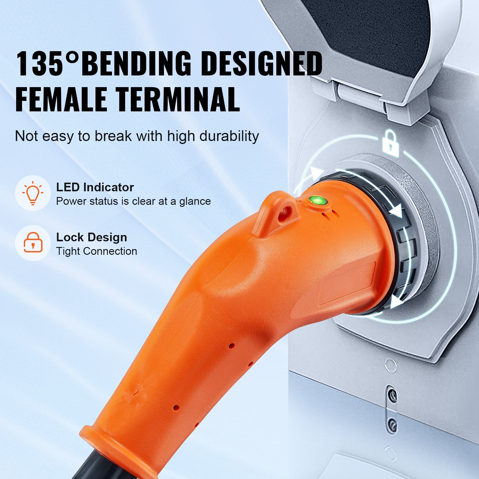 30 Ft 50 Amp RV Power Cord - Heavy Duty ETL Listed Extension Cord with LED Indicator